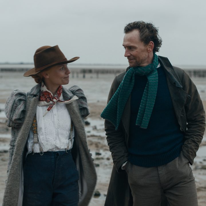Cora and Will look at each other in The Essex Serpent.