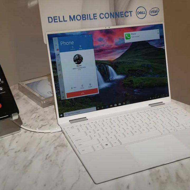 Dell Mobile Connect running on an iPhone.