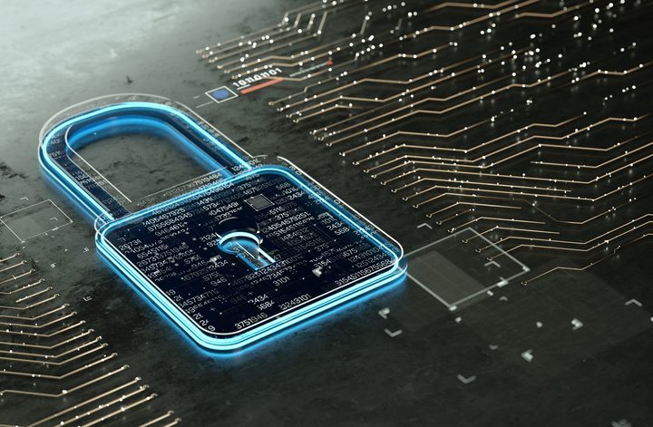 A digital encrypted lock with data multilayers.