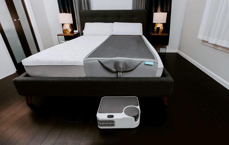 The Dock Pro ME covers only one side of the bed.