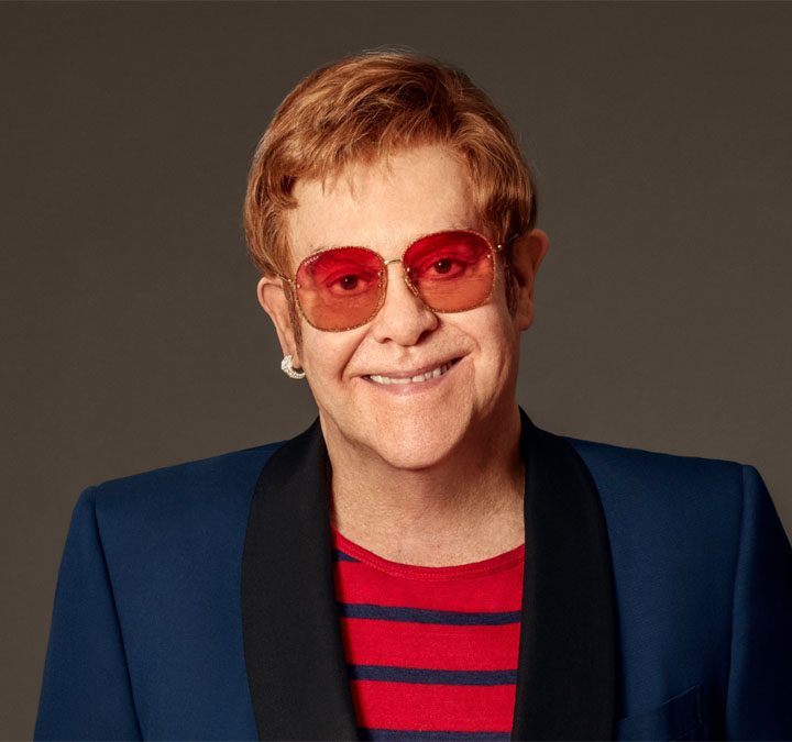 Elton John in a new photo provided by Disney+.