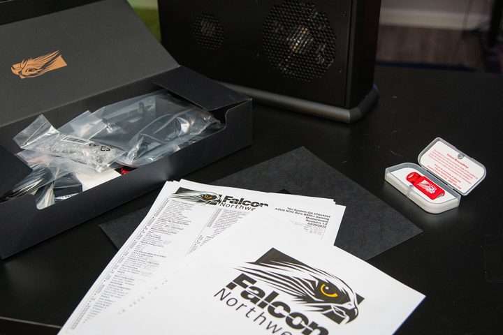 Extras included with the Falcon Northwest Tiki.