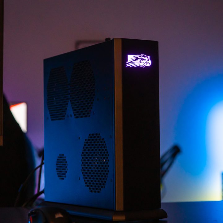 The Falcon Northwest Tiki gaming PC.