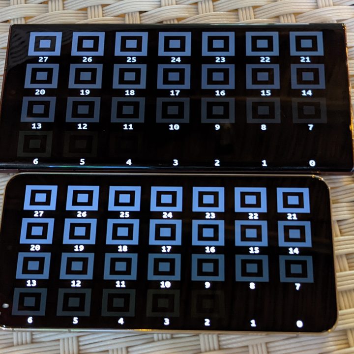 Samsung Galaxy S22 and Ultra display comparison