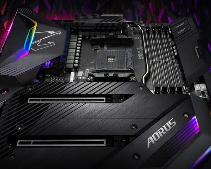 A Gigabyte Aorus Extreme motherboard.