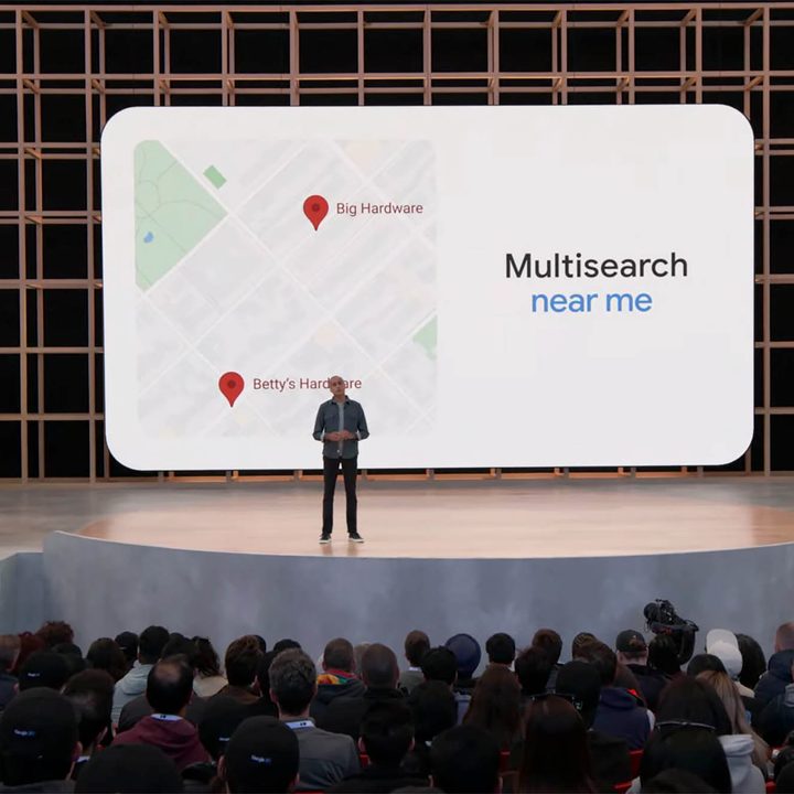 Google multisearch near me feature.