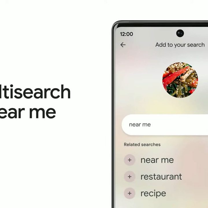 Screenshot of Google's multi-search near me option.