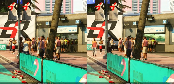A reflective window in Hitman 3.