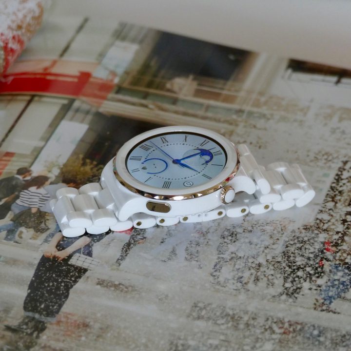 The Huawei Watch GT 3 Pro Ceramic.