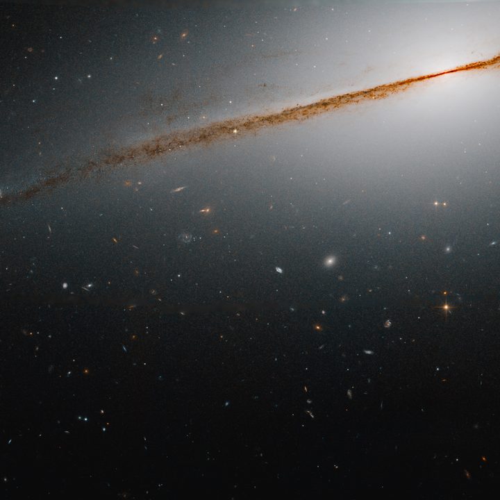 The “Little Sombrero,” also known as NGC 7814 or Caldwell 43.