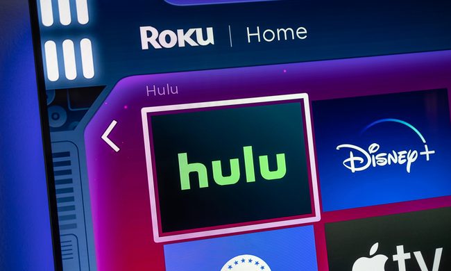 Hulu app icon on Roku.