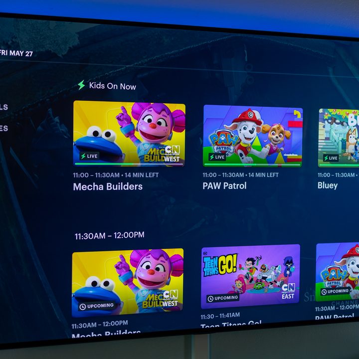 A selection of Kids shows on Hulu With Live TV.