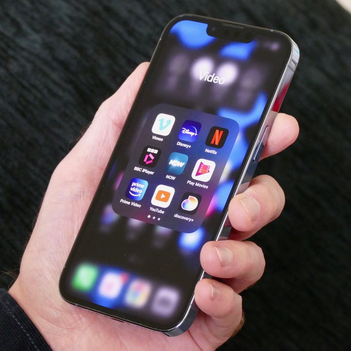 iOS's Folder view on an iPhone 13 Pro.