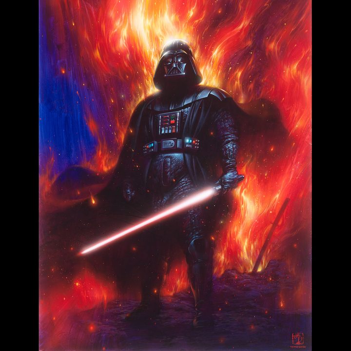 A Star Wars: The Cinematic Vision image featuring Darth Vader.