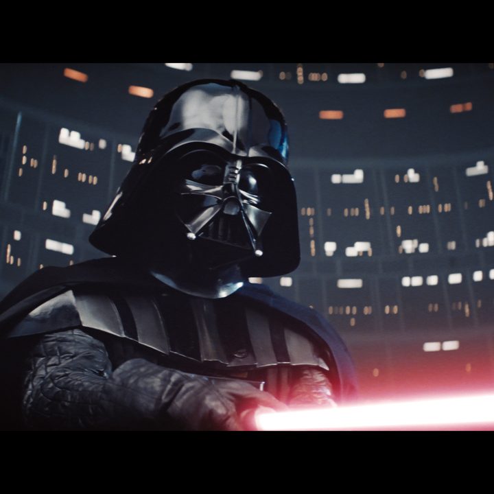A Star Wars: The Cinematic Vision image featuring Darth Vader.