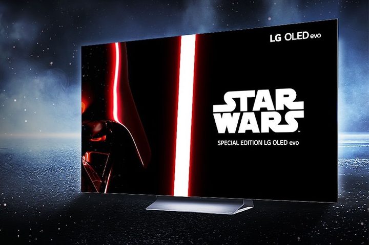 Limited edition Star Wars LG C2 OLED Evo TV.