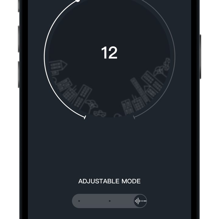 Screenshot showing adjustable noise reduction.