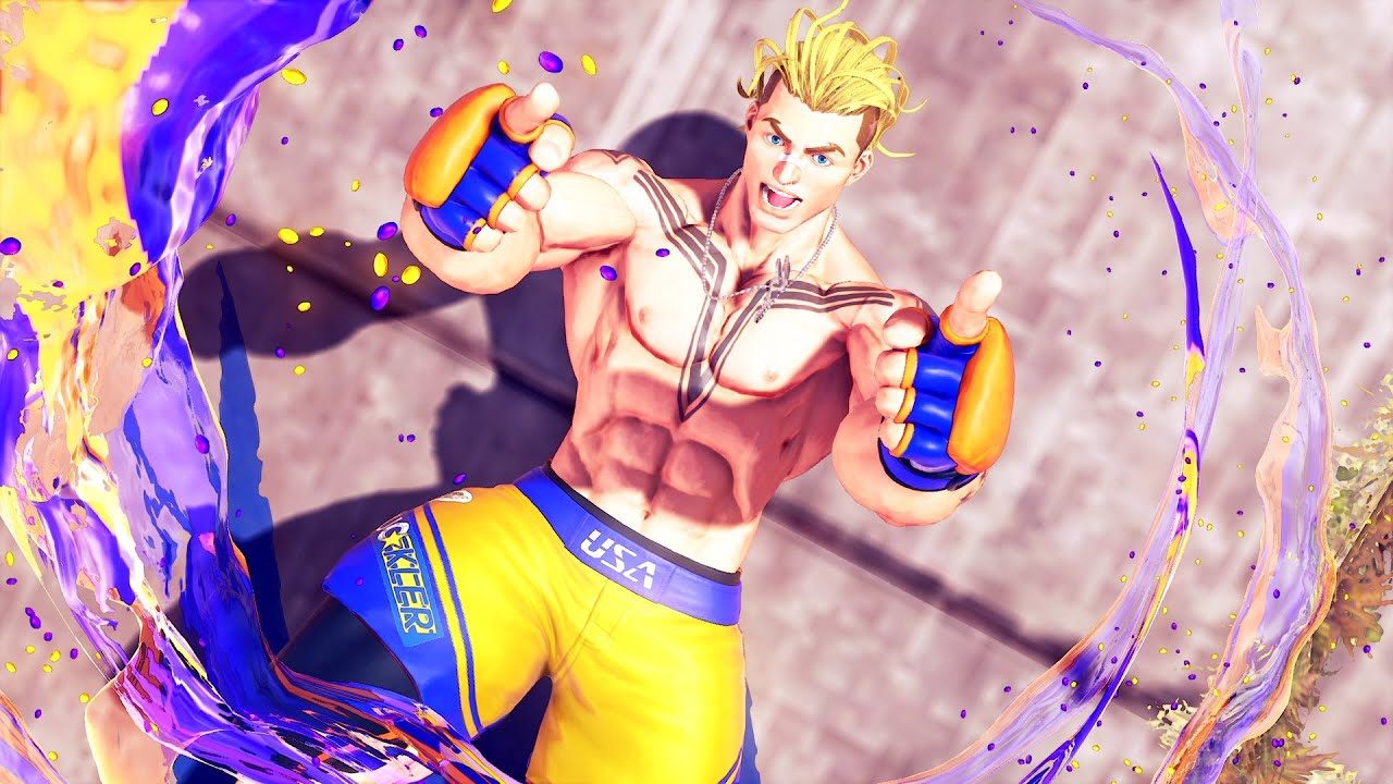 Street Fighter 5's final DLC character, Luke.