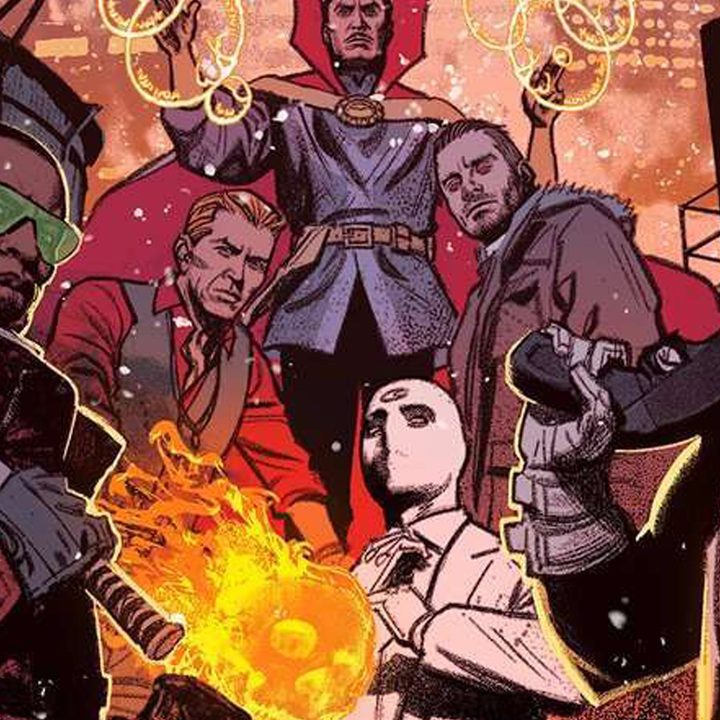 Cover art for the 2017 Midnight Sons comic book series that Marvel passed on.