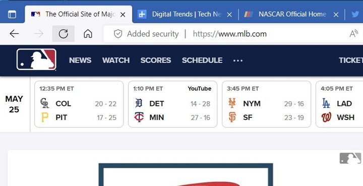 several tabs open in Microsoft Edge.