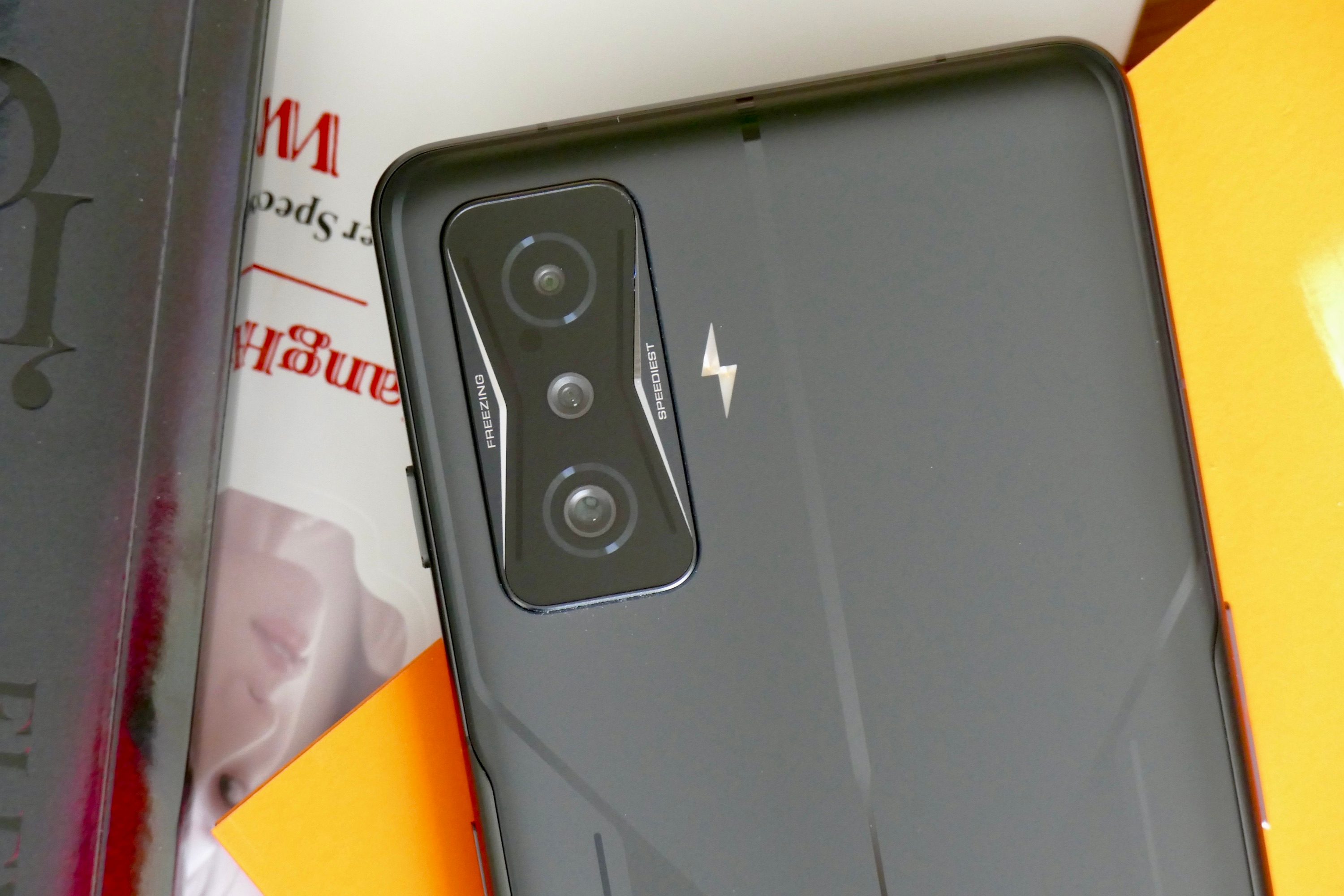 Poco F4 GT's camera module.