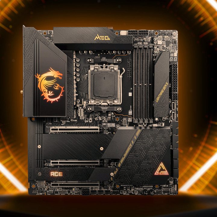MSI MEG X670E Godlike motherboard.