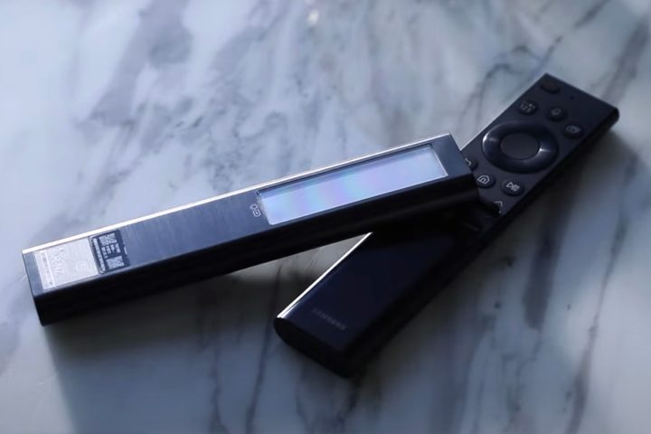 The Samsung Solarcell tv remote.