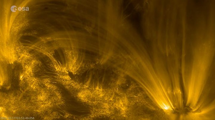 Solar activity captured by Solar Orbiter.