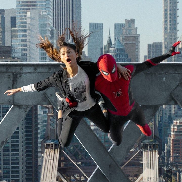 Zendaya and Tom Holland in Spider-Man: No Way Home.