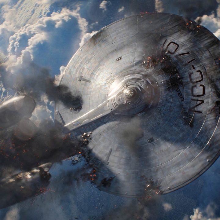 The Enterprise is damaged in Star Trek into Darkness.