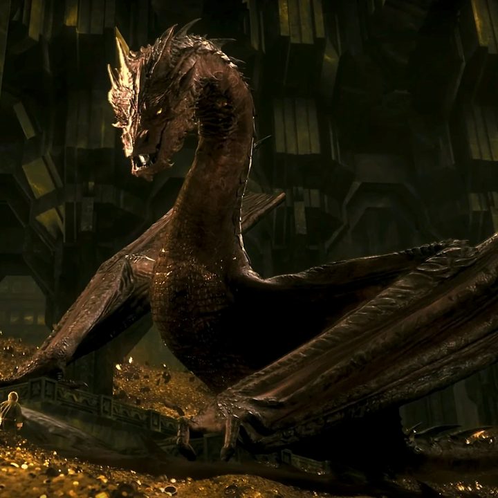 Benedict Cumberbatch voices Smaug in Peter Jackson's Hobbit movies.