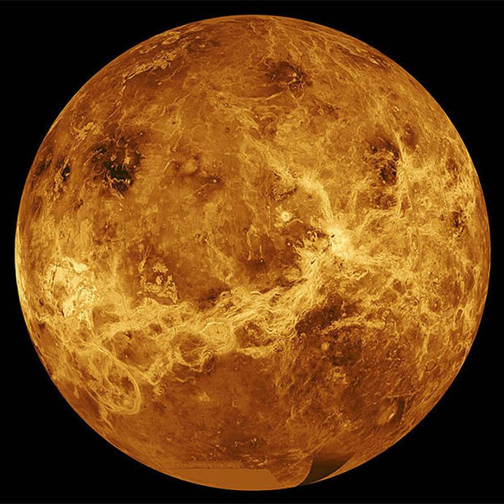The planet Venus.