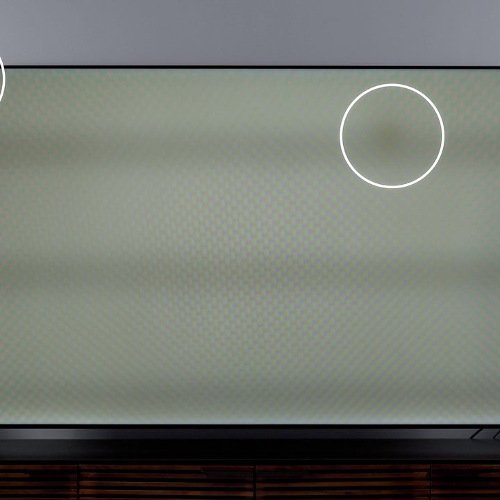 Damaged spots on the Vizio 85 P Series Quantum X.