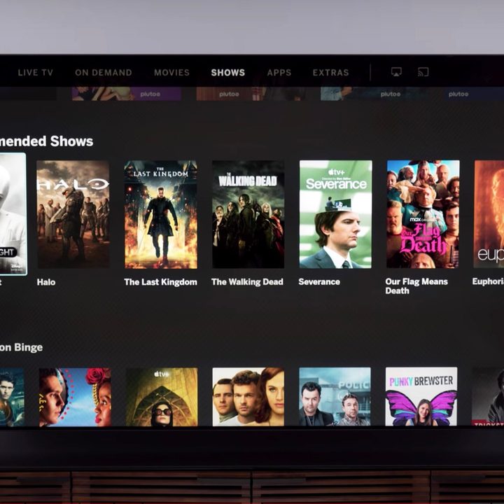 Vizio 85 P-Series Quantum X smartcast screen.