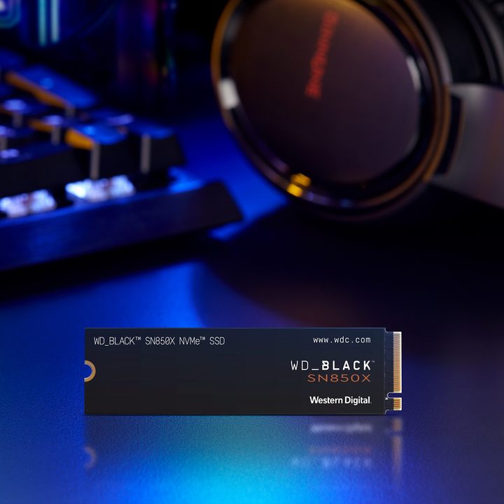Western Digital Black SN850X NVMe SSD.