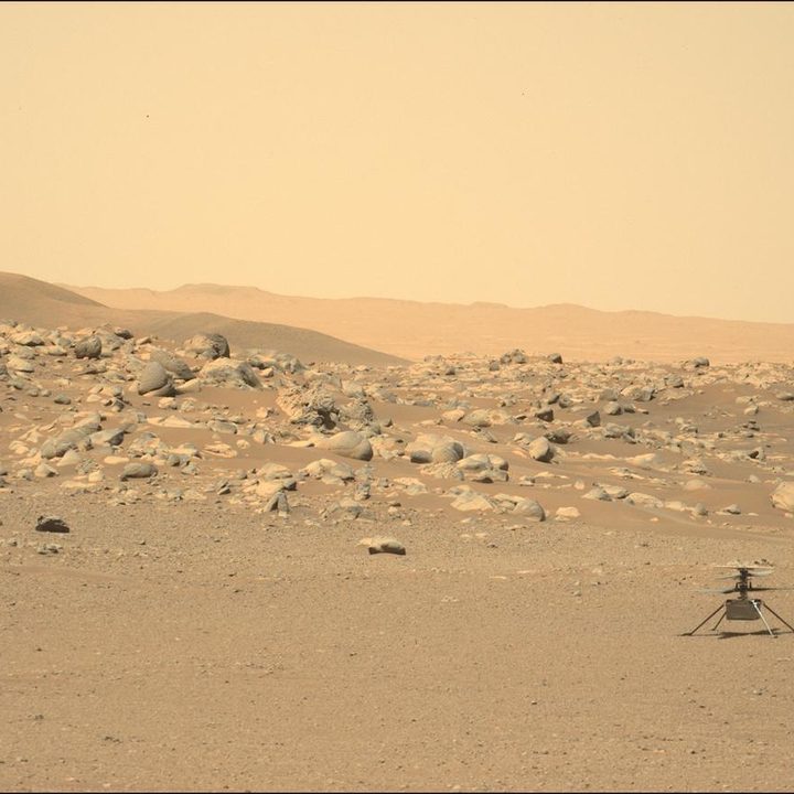 NASA's Mars Perseverance rover acquired this image using its Left Mastcam-Z camera. Mastcam-Z is a pair of cameras located high on the rover's mast.