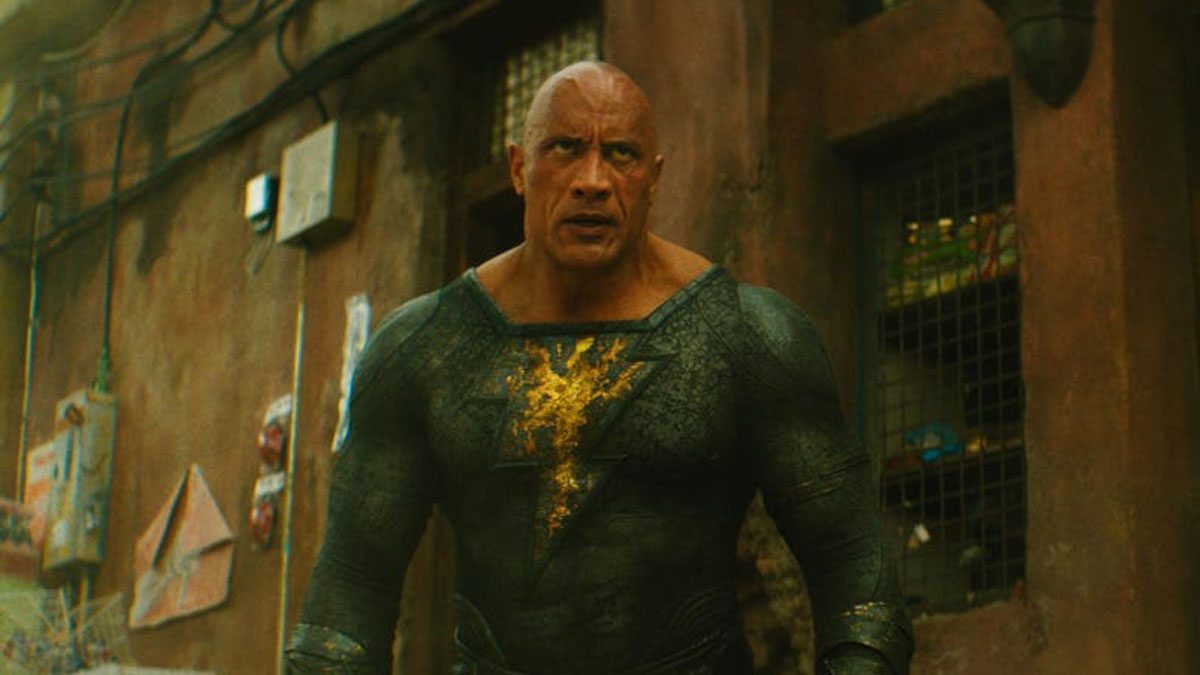 Dwayne Johnson as Black Adam.