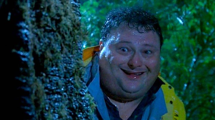 Wayne Knight as Dennis Nedry in Jurassic Park.