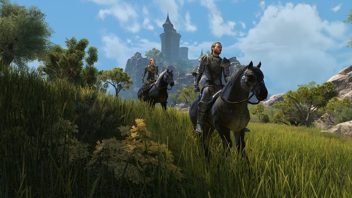 ESO players exploring High Isle.