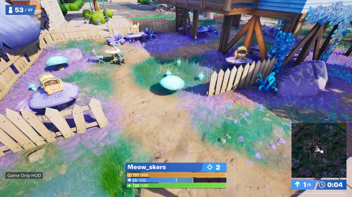 Slurp bouncer mushrooms in Fortnite.