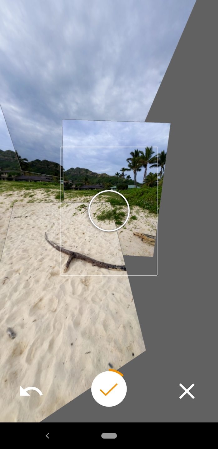 Google Street View app composition.
