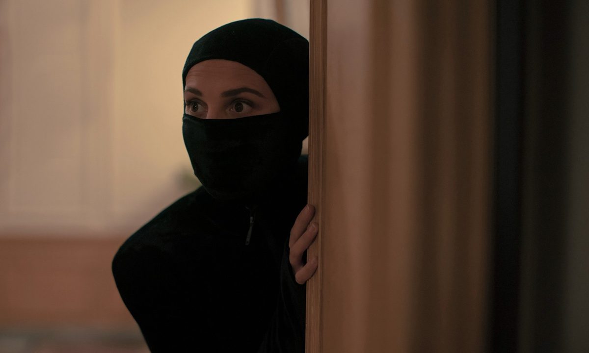 Alicia Vikander wears a catsuit in Irma Vep.