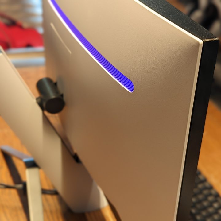 The back stand of Inzone monitor