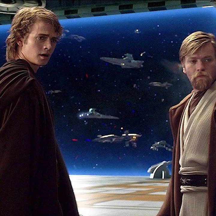 Anakin and Obi-Wan in Revenge of the Sith