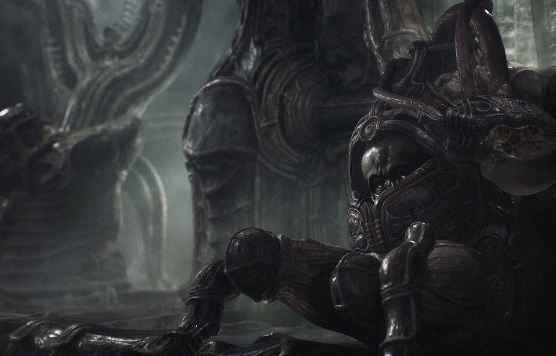 Screenshot from Scorn.