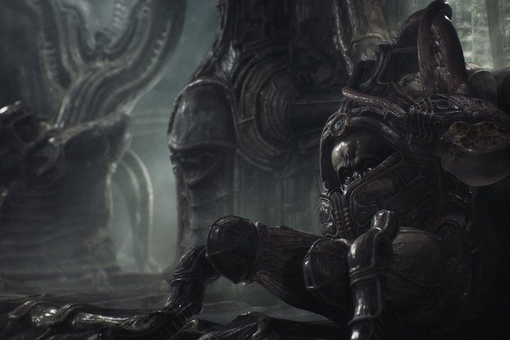 Screenshot from Scorn.