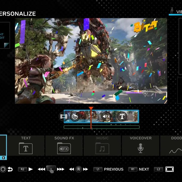 Bits in the Share Factory Studio lets you create customized short videos.