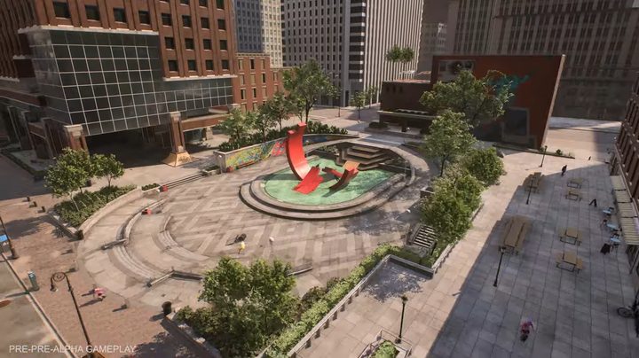 Skate park in new Skate game.
