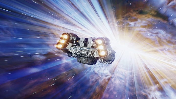 A spacecraft in Starfield.