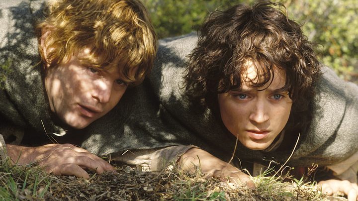 Sean Astin and Elijah Wood in The Lord of the Rings